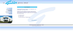 Desktop Screenshot of gablermedical.com