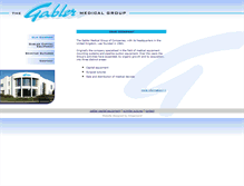 Tablet Screenshot of gablermedical.com